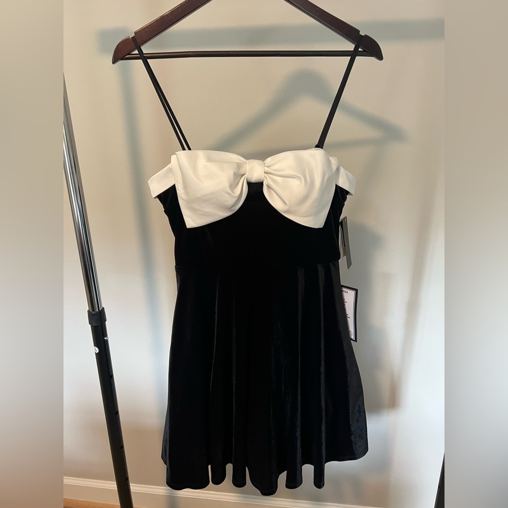 Velvet Bow Dress